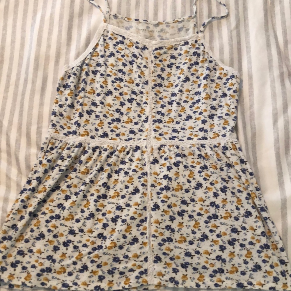 American Eagle floral tank. Size small.